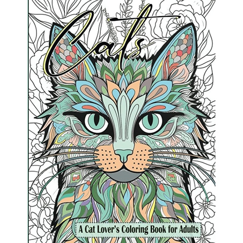 Cats A Cat Lover’s Coloring Book for Adults