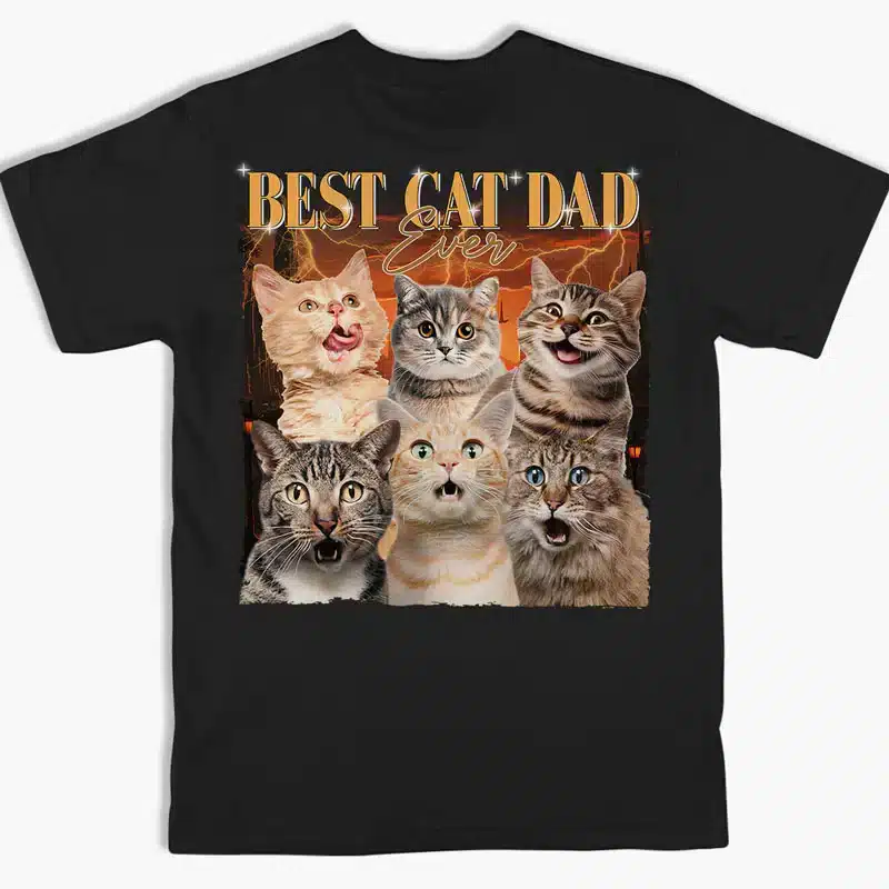 Custom Best Cat Dad Ever by Pawfect House