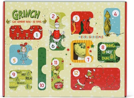 Dr. Seuss for Pets How the Grinch Stole Christmas Cat Advent Box
