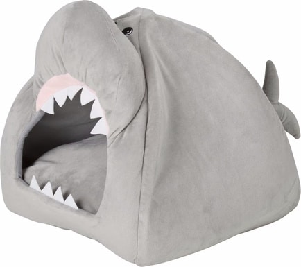 Frisco Shark Covered Tent Cat & Dog Bed
