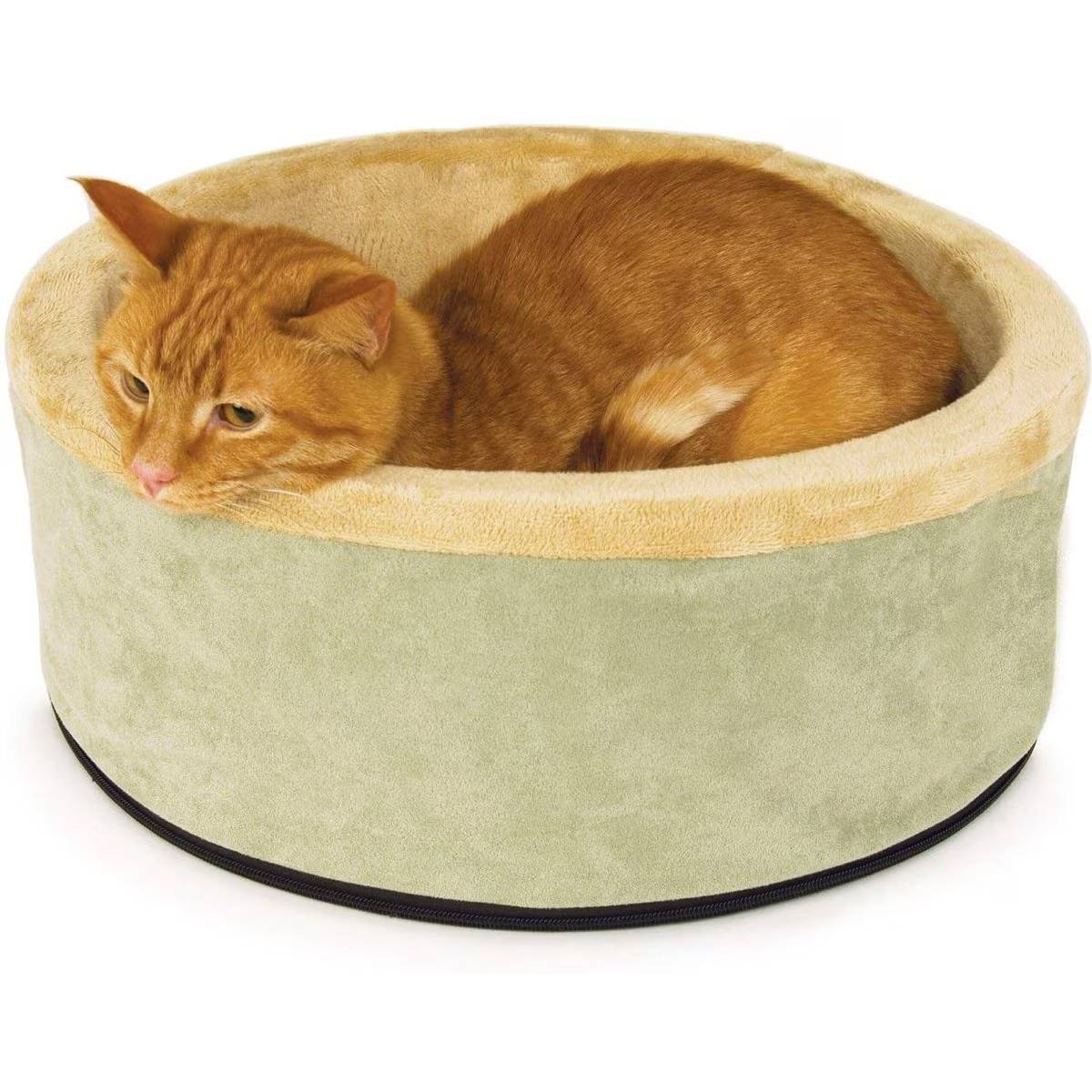 K&H Pet Products Thermo-Kitty Bed Indoor Heated Cat Bed