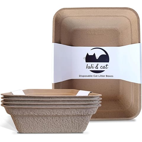 Luli & Cat Disposable Litter Boxes for Cats