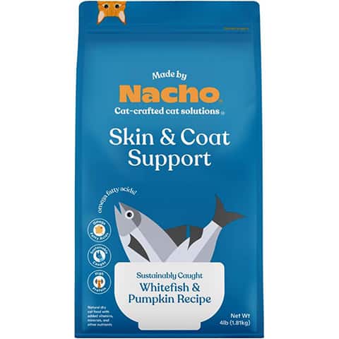 Made by Nacho Bone Broth Infused Dry Cat Kibble Skin & Coat Support
