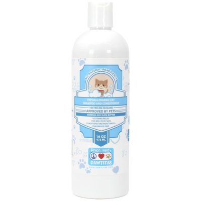 Pawtitas Organic Sheabutter & Oatmeal Cat Shampoo & Conditioner