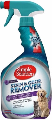 Simple Solution Pet Stain & Odor Remover with Pro-Bacteria & Enzyme Formula