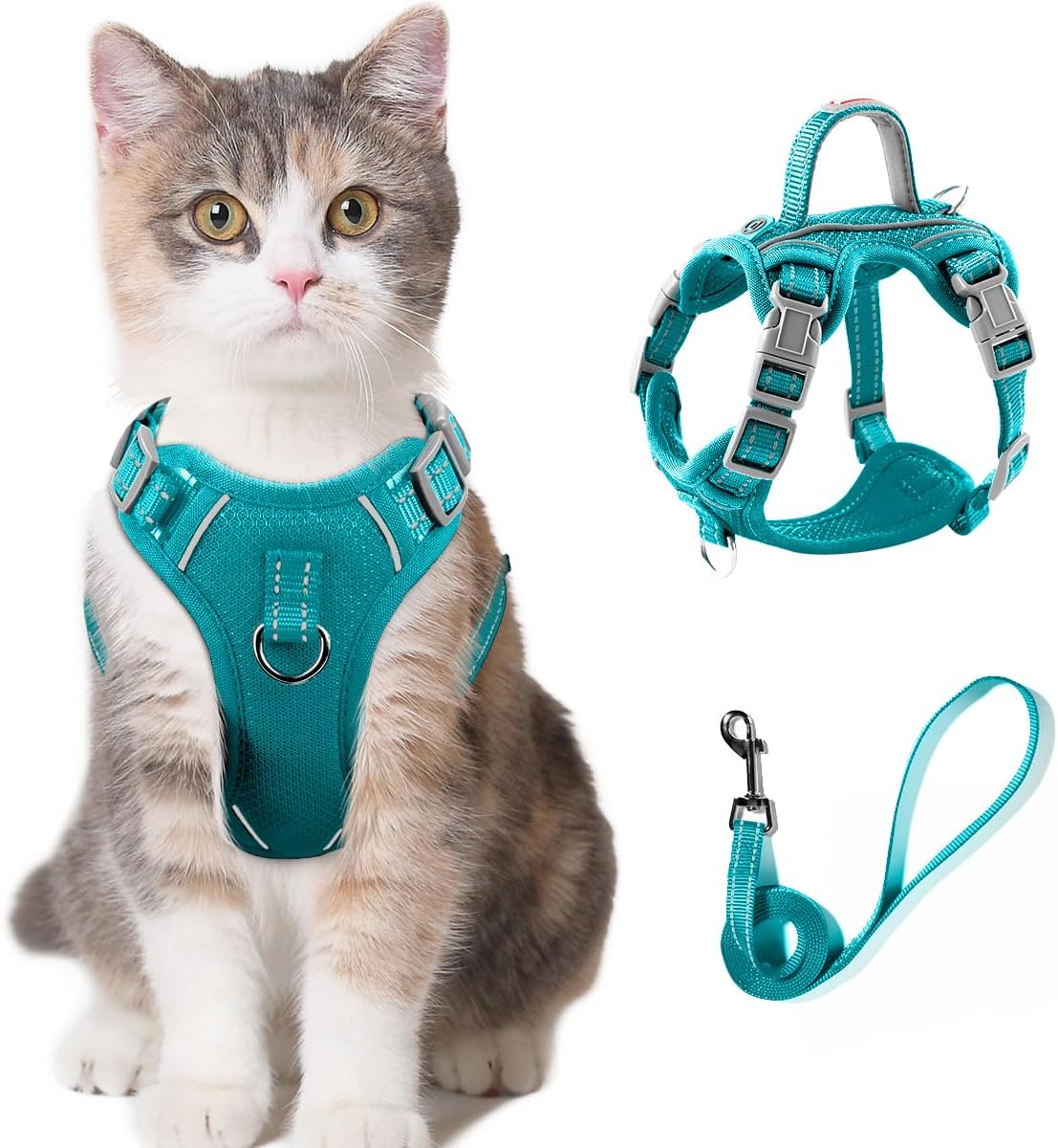 Cat Harness and Leash Set for Walking Escape Proof for Small Large cat Kitten