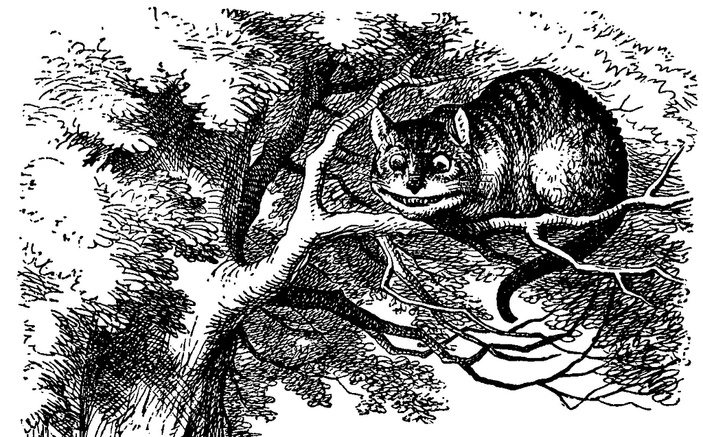 Cheshire Cat Lewis Carroll Original Illustation