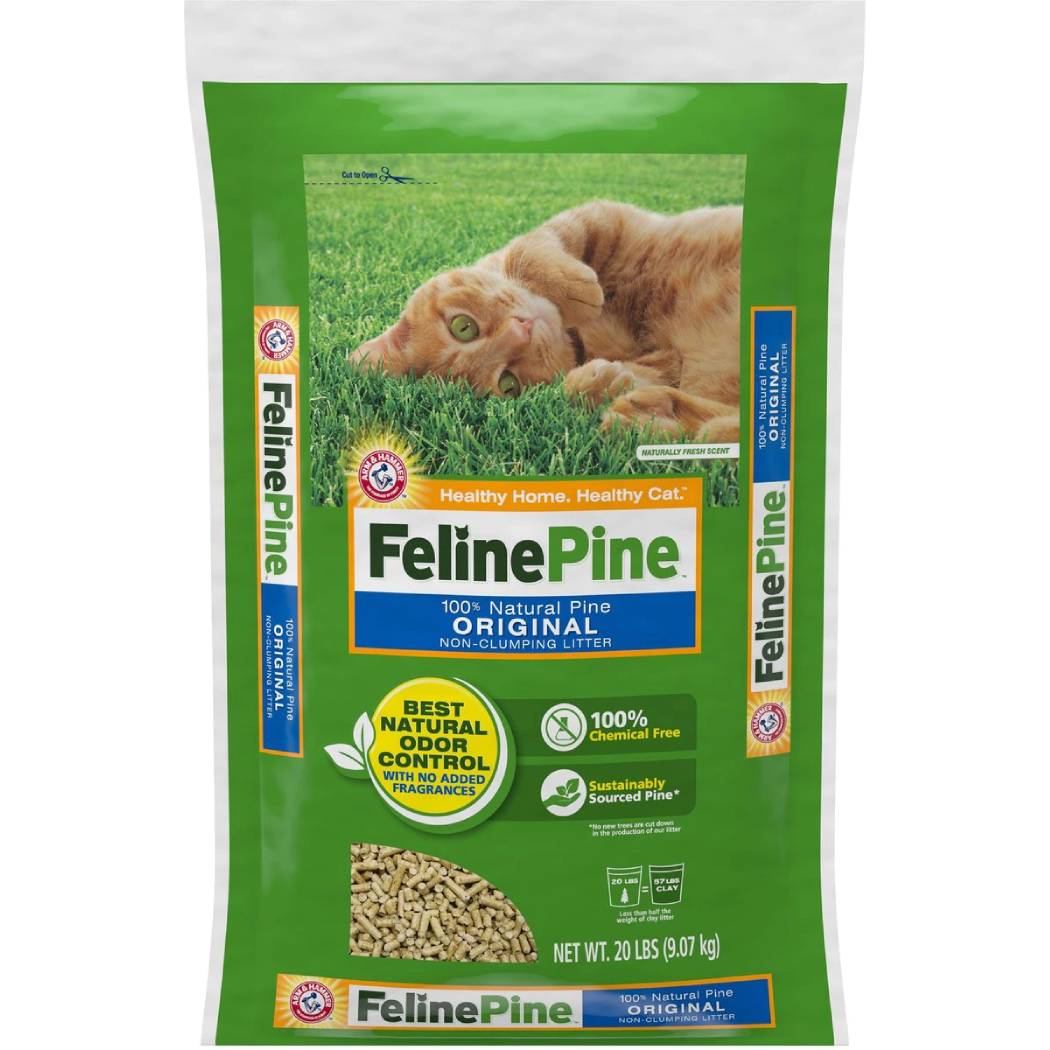 Feline Pine Original Non-Clumping Wood Cat Litter