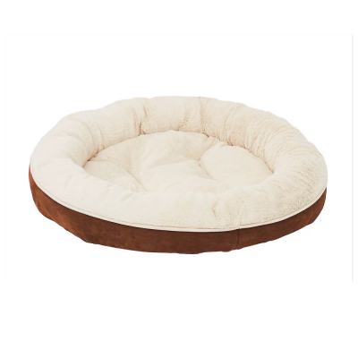 Frisco Faux Suede Donut Cuddler Bed