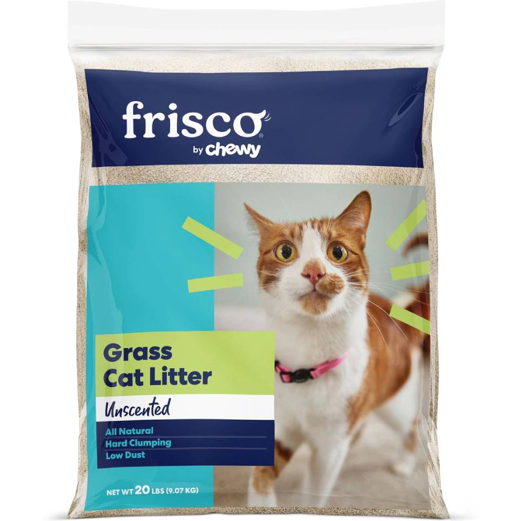 Frisco Natural Unscented Clumping Grass Cat Litter
