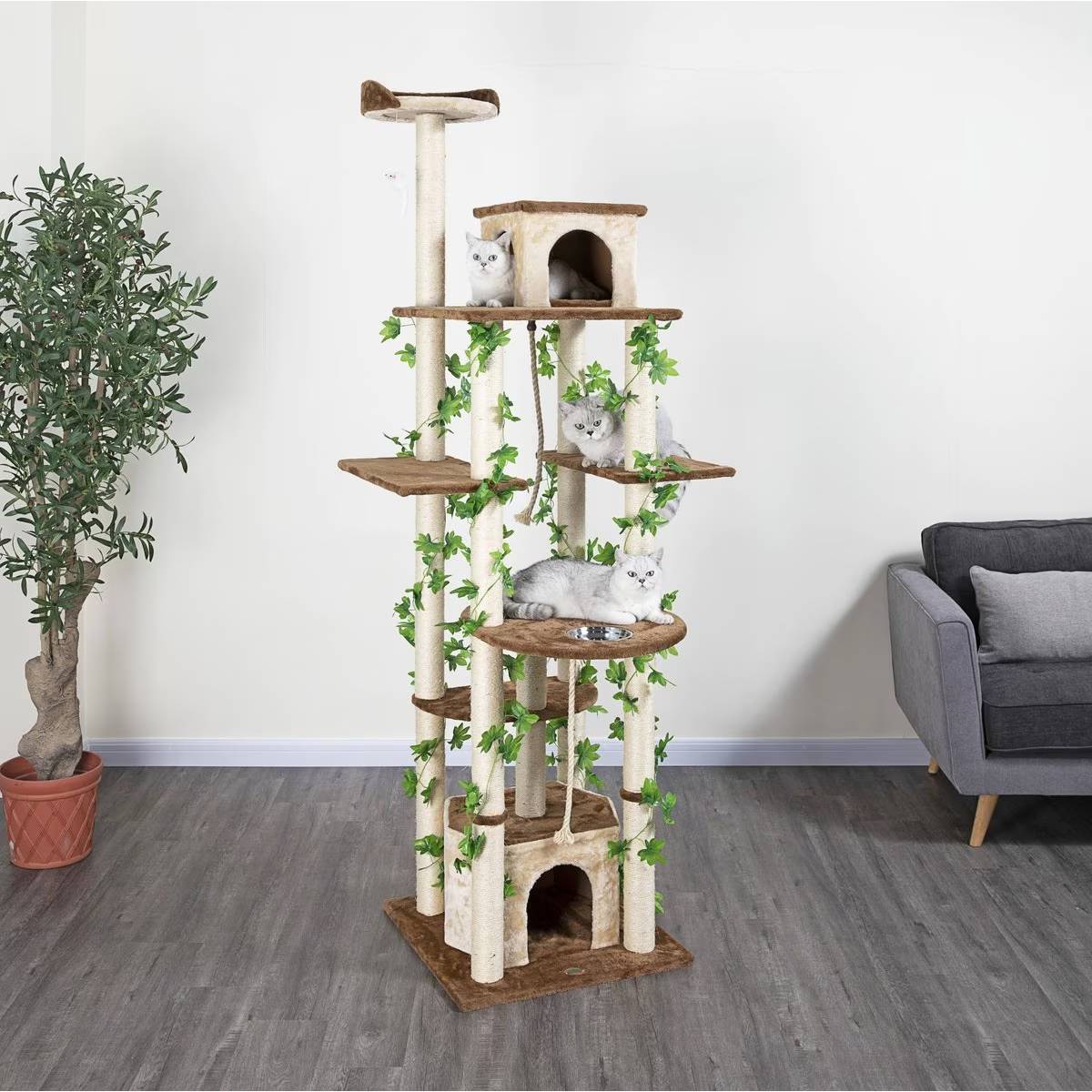 Go Pet Club Forest with Leaves Cat Tree