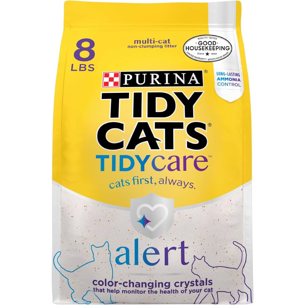Tidy Cats Alert Health Monitoring Unscented Non-Clumping Cat Litter