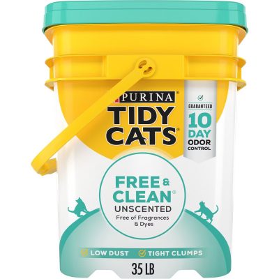 Tidy Cats Free & Clean Unscented Clumping Clay Cat Litter