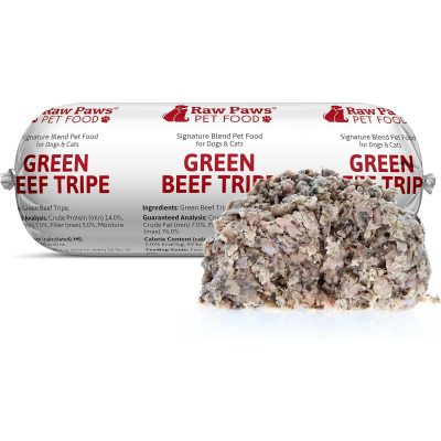 Raw Paws Green Beef Tripe Recipe for Cats