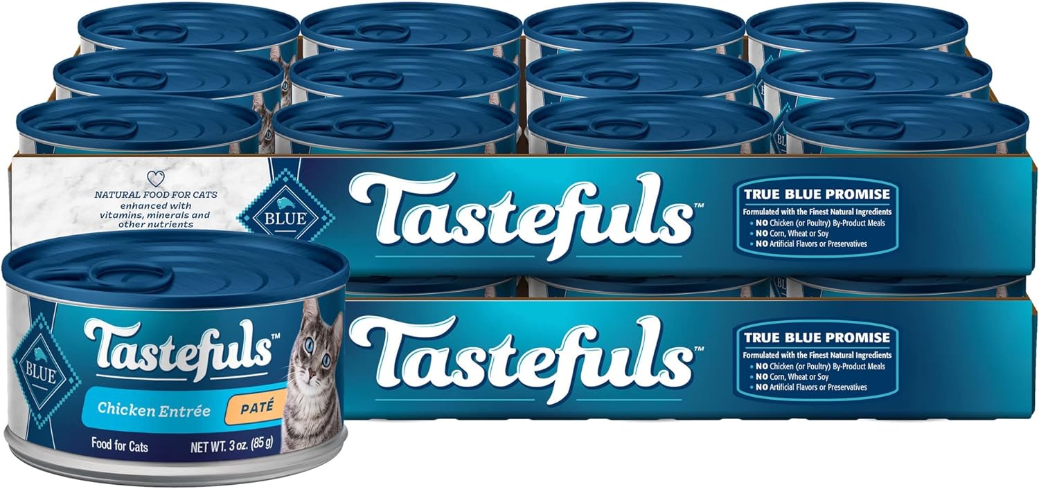 Blue Buffalo Tastefuls Natural Pate Wet Cat Food