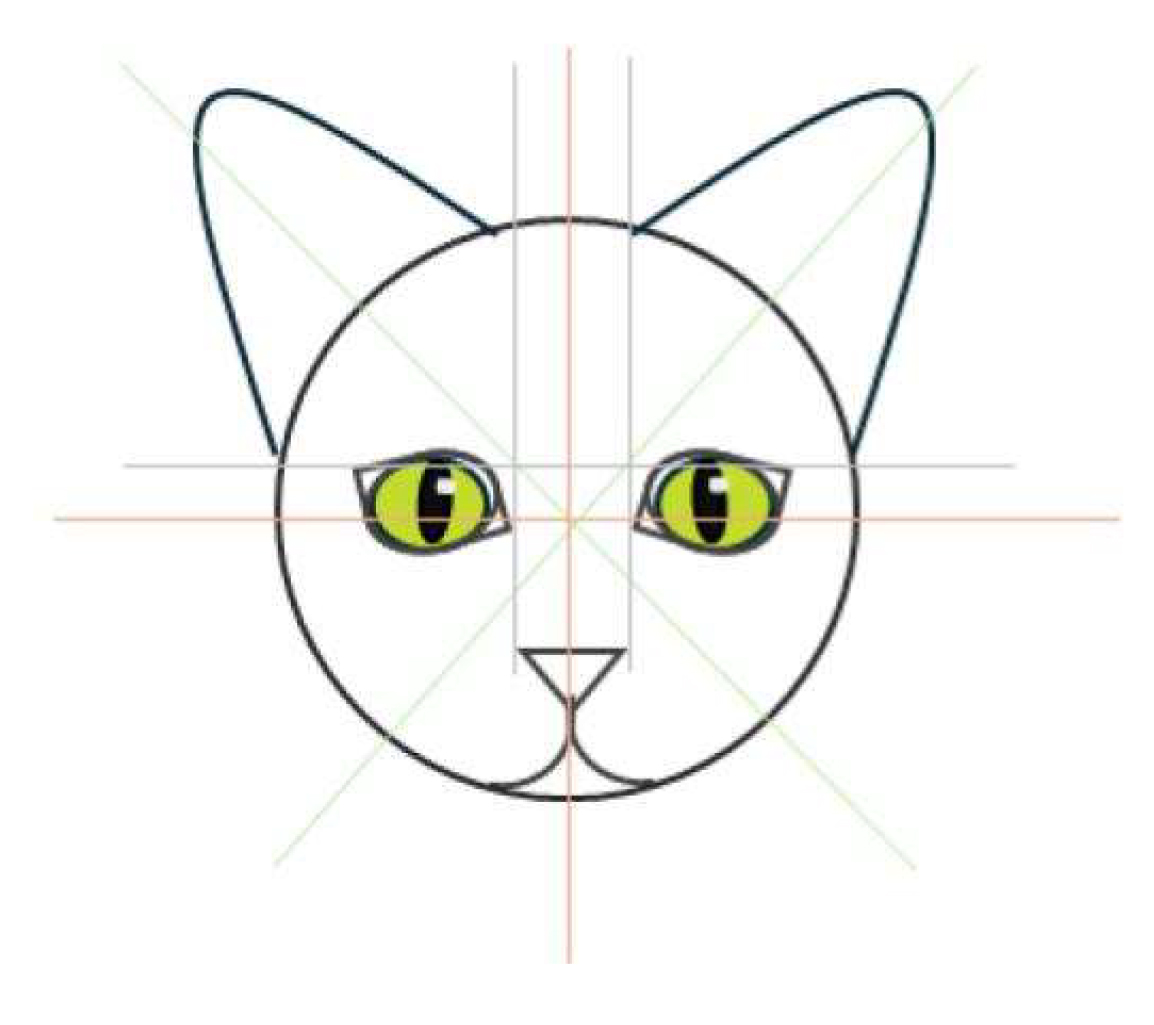 Drawing Guide - Cat Faces_front