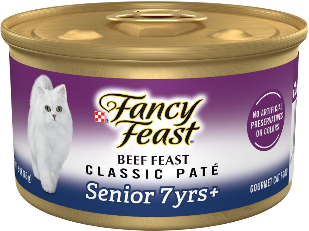 Fancy Feast Beef Feast Classic Pate Senior 7+ Canned Cat Food