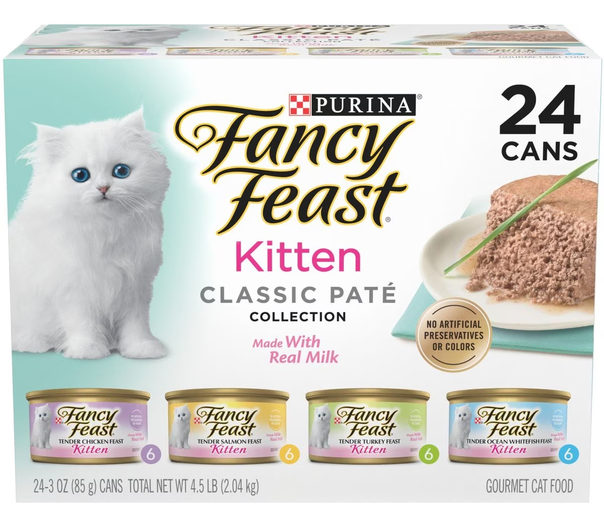 Fancy Feast Tender Feast Variety Pack Canned Kitten Food