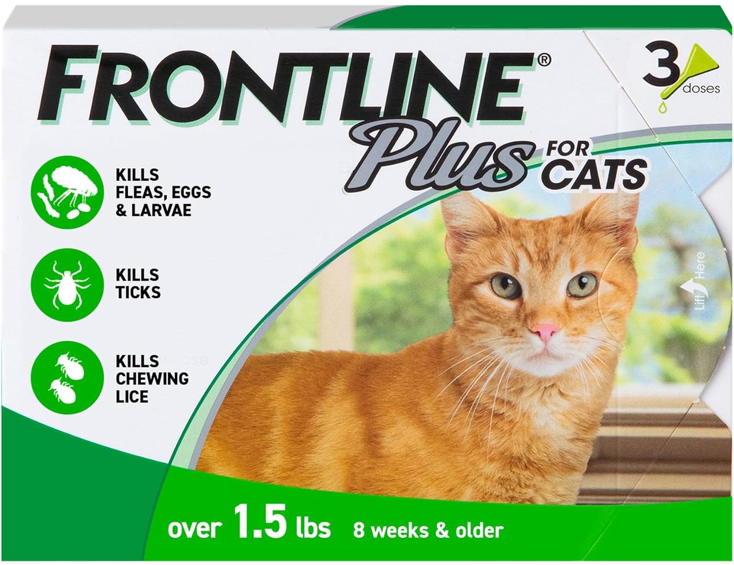 Frontline Plus Flea & Tick Spot Treatment for Cats