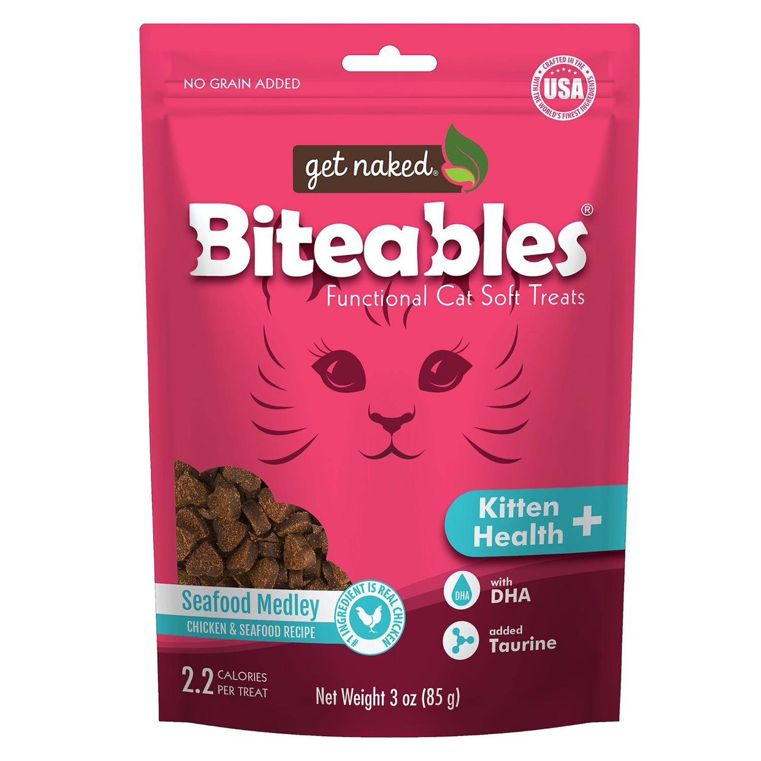 Get Naked Biteables Kitten Health Plus Soft Cat Treats