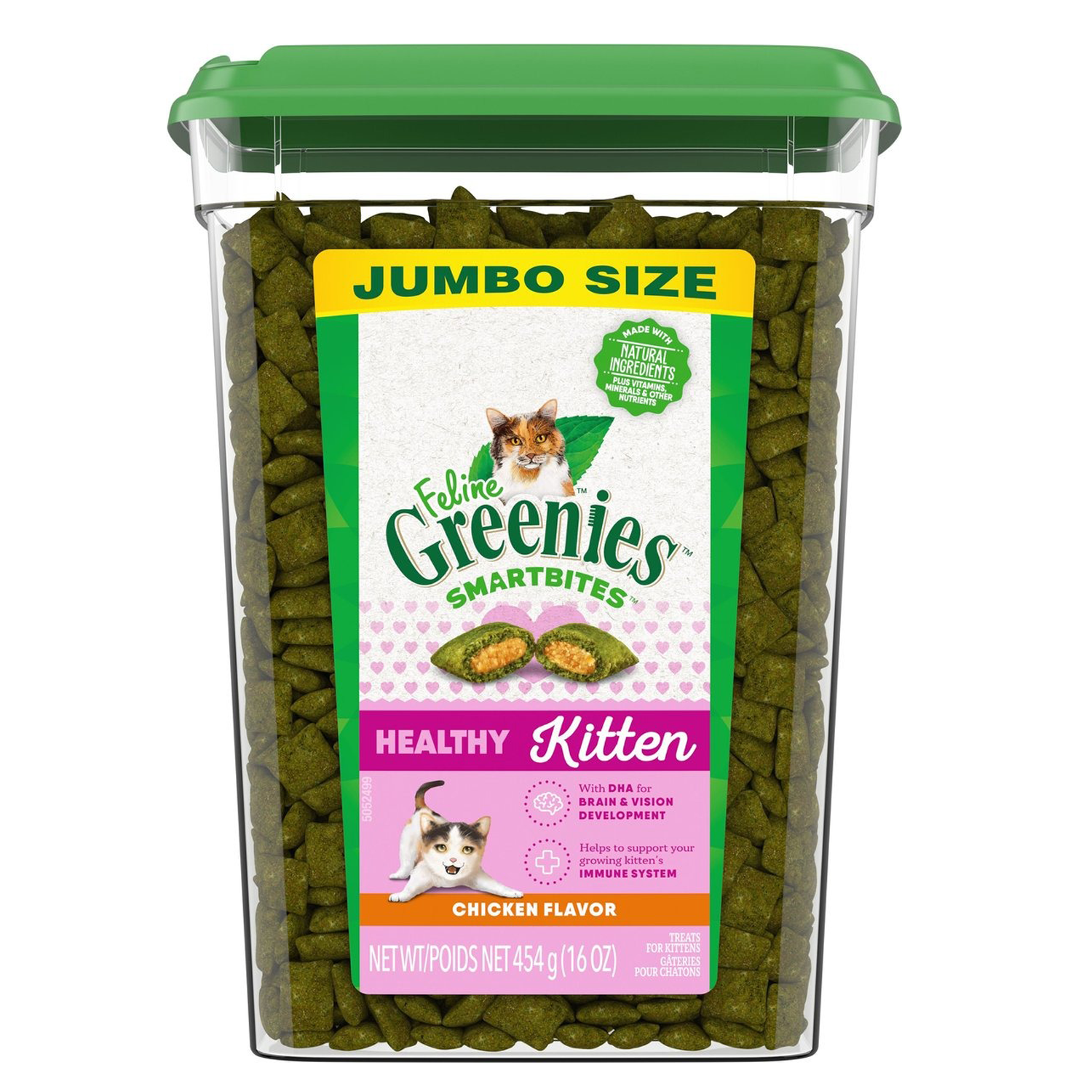 Greenies SmartBites Kitten Chicken Flavor Cat Crunchy Treat