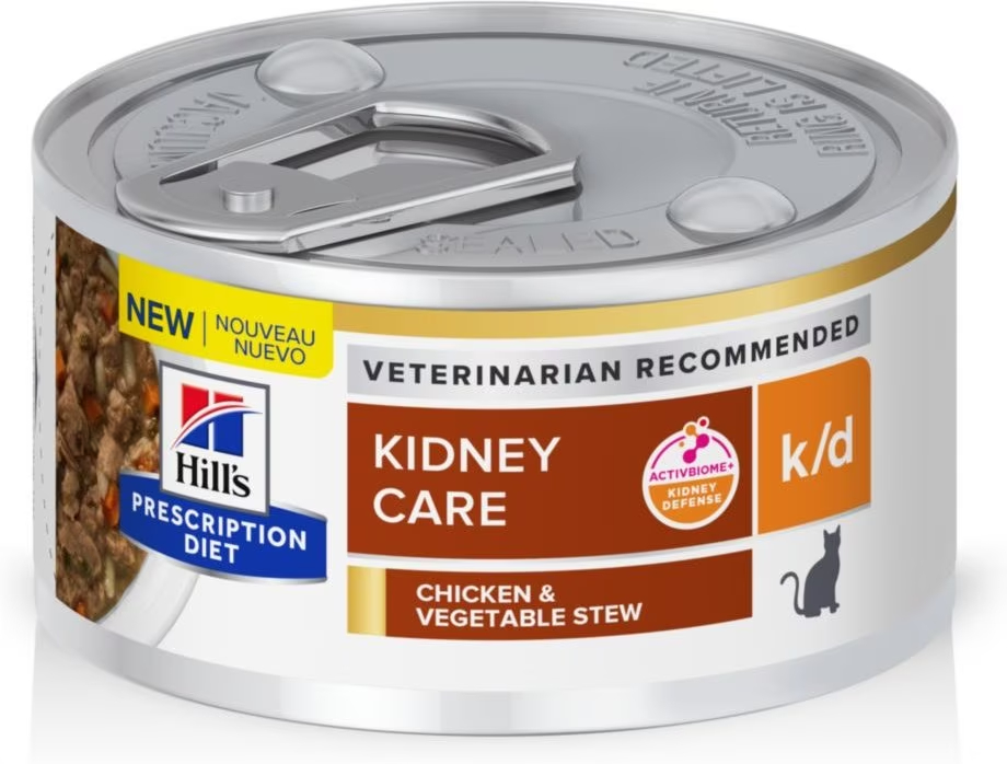 Hill's Prescription Diet k_d Kidney Care Chicken & Vegetable Stew Wet Cat Food