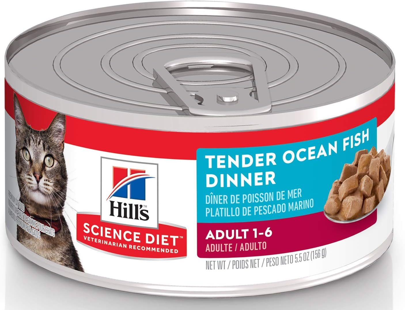 Hill's Science Diet Adult Tender Ocean Fish Dinner Canned Cat Food