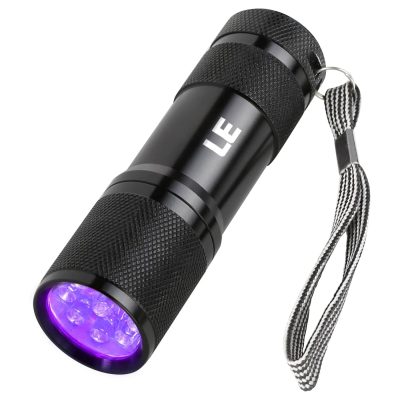 Lighting EVER Black Light Flashlight, Small