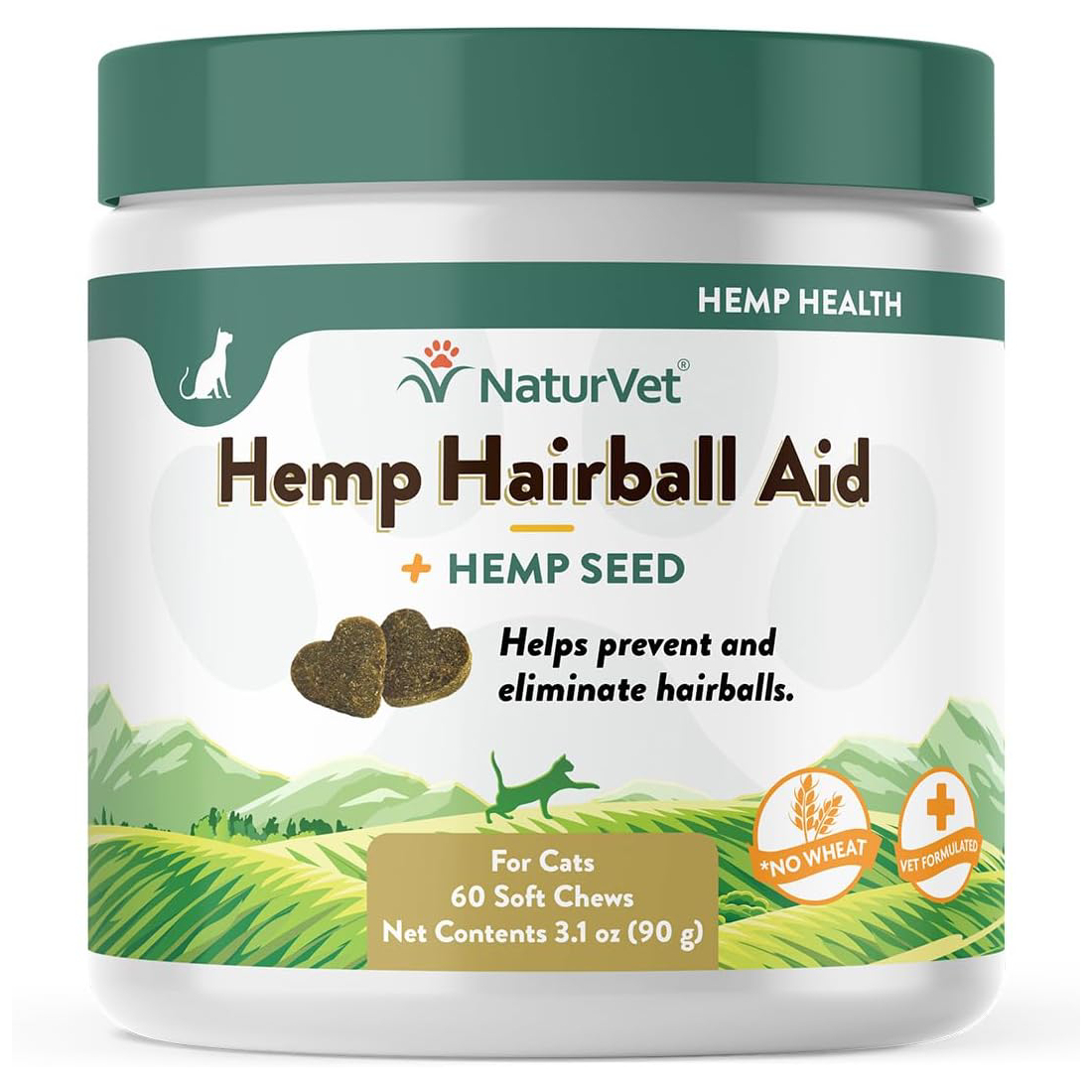 NaturVet Hemp Hairball Aid