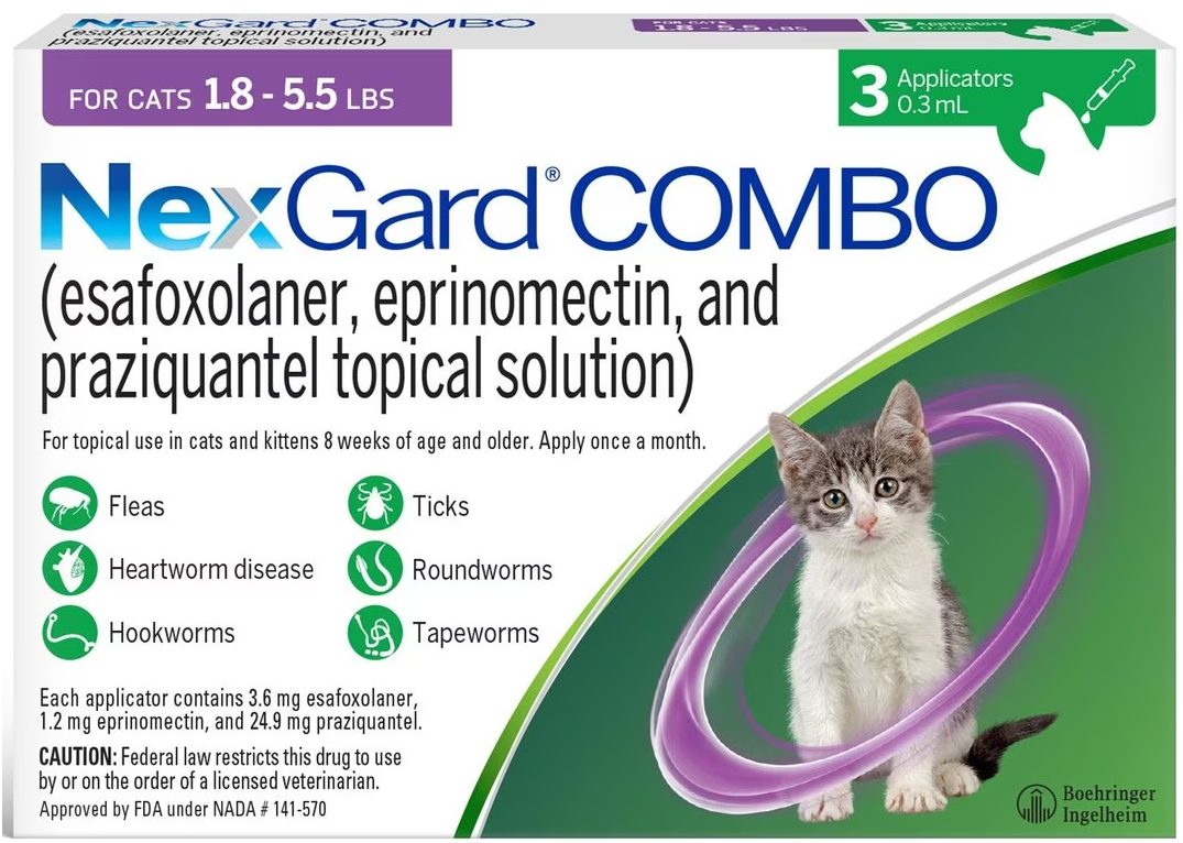 NexGard COMBO Topical for Cats