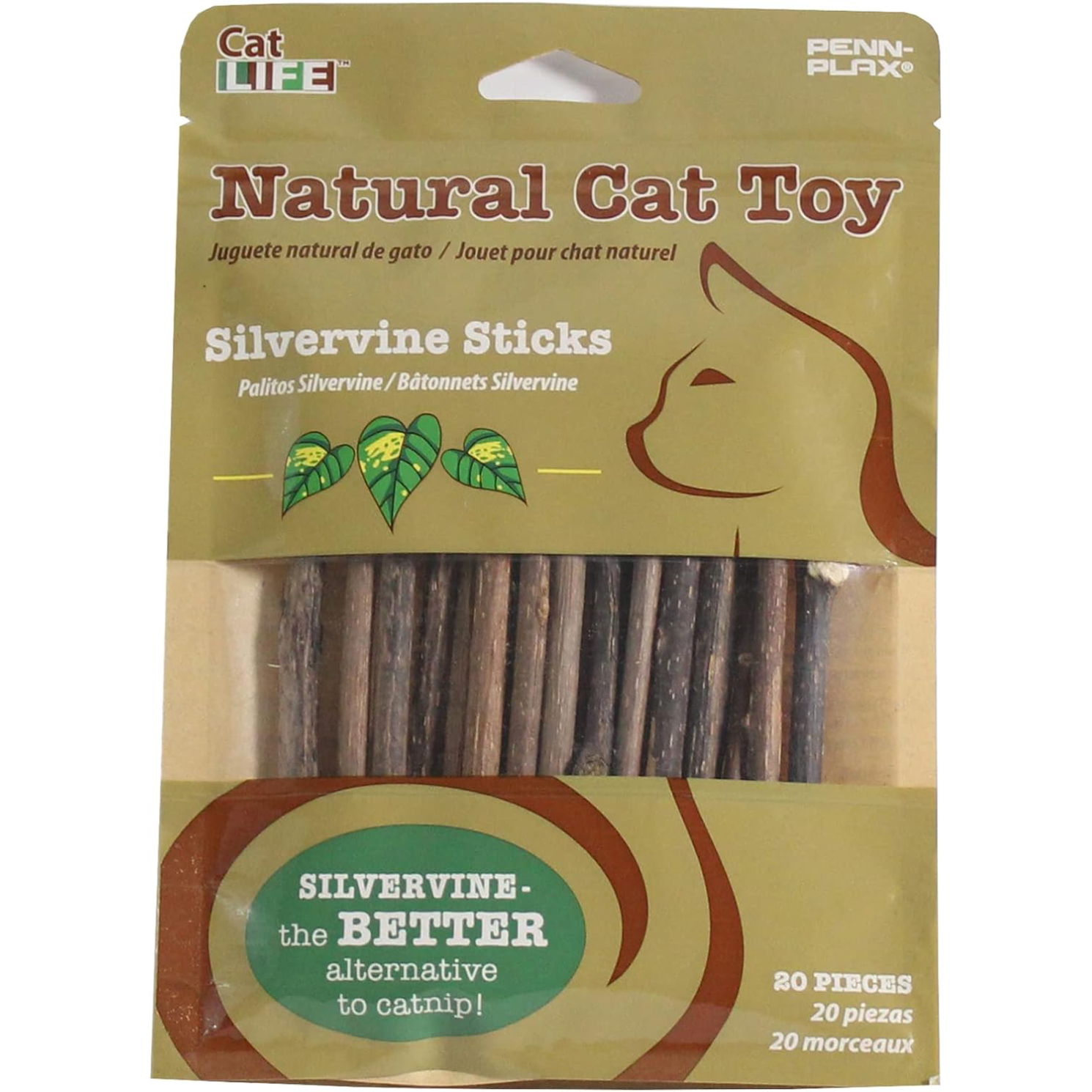 Penn-Plax Cat-Life Silvervine Sticks
