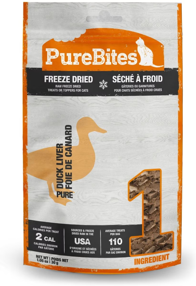 PureBites Duck Freeze-Dried Raw Cat Treats
