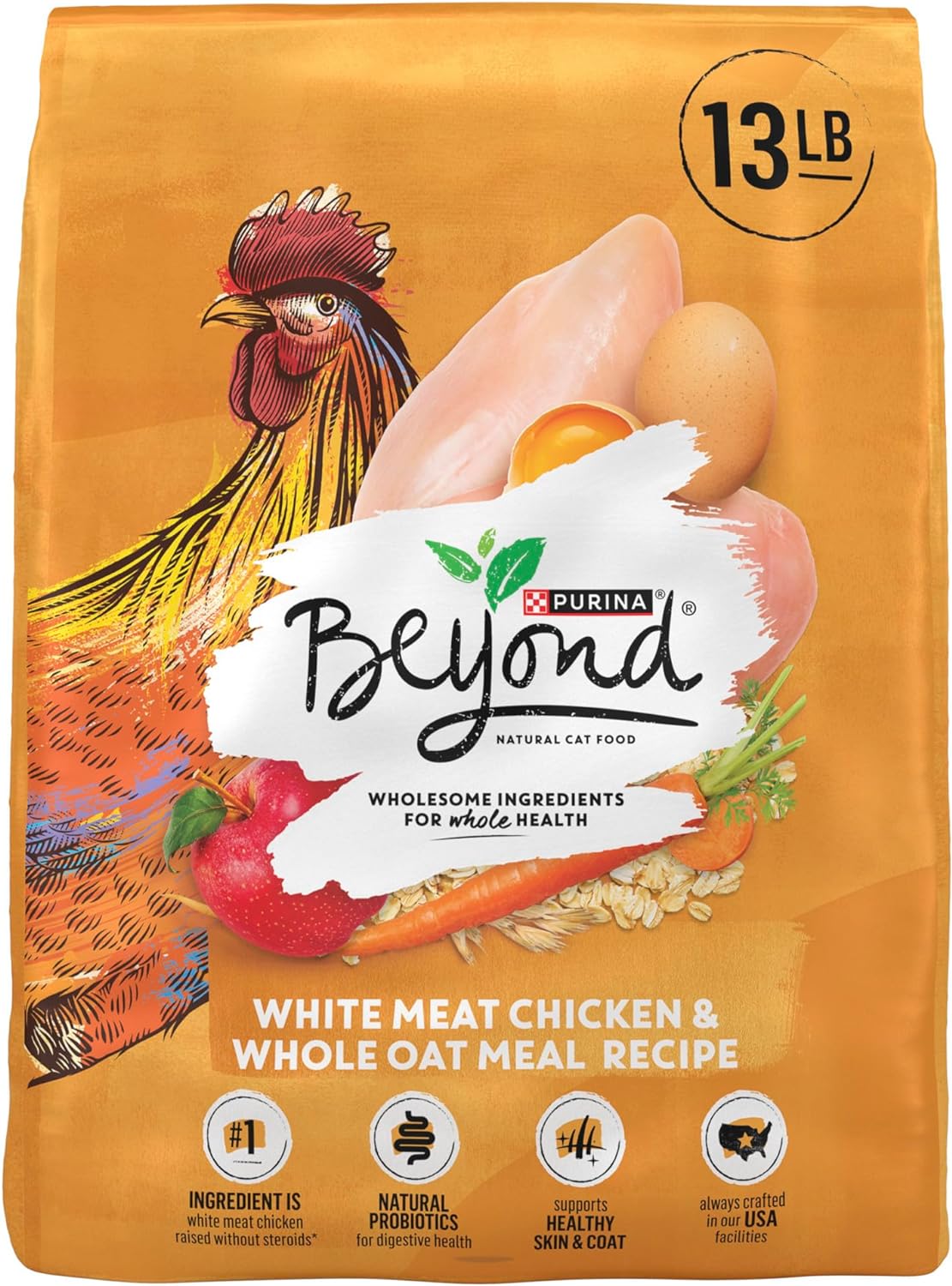 Purina Beyond Simply White Meat Chicken & Whole Oatmeal Recipe Dry Cat Food