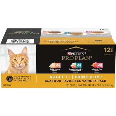 Purina Pro Plan Senior Adult 7+ Seafood Favorites Pate