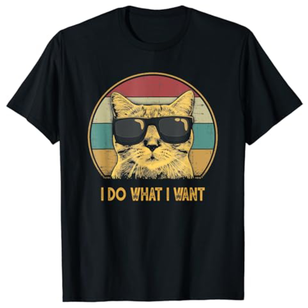 Retro Cat T-Shirt new