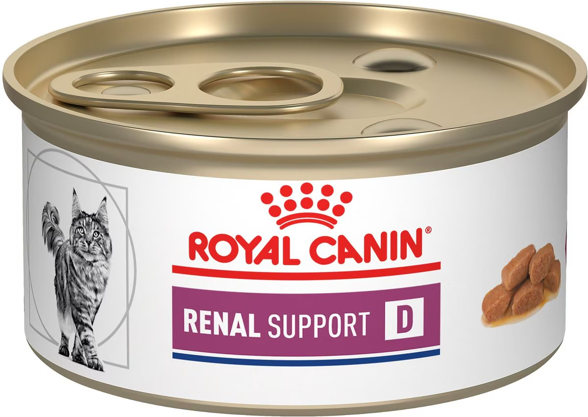 Royal Canin Veterinary Diet Adult Renal Support D Thin Slices in Gravy Canned Cat Food