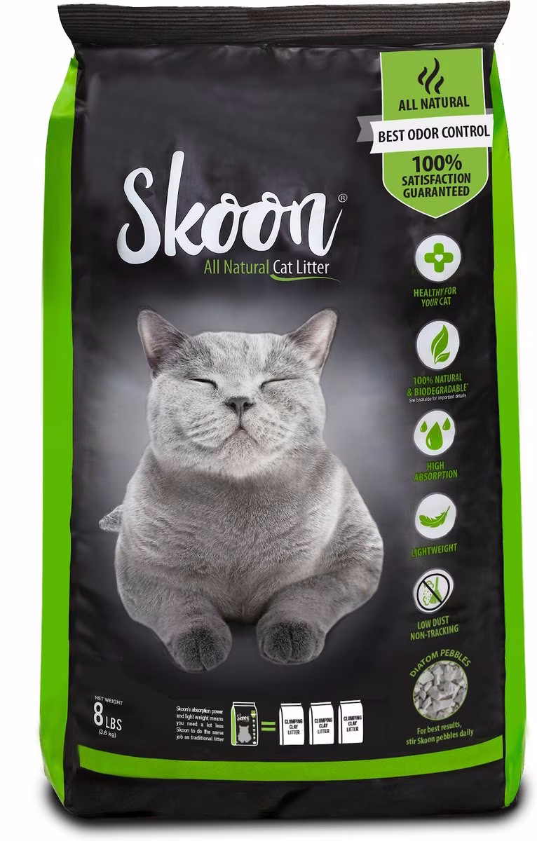 Skoon Unscented Non-Clumping Cat Litter