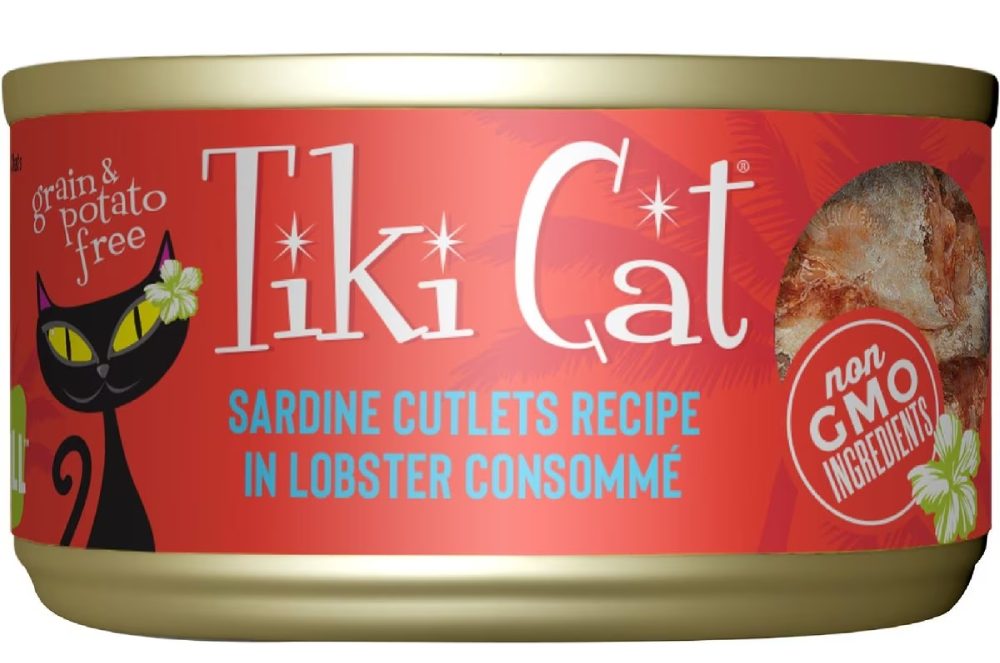 Tiki Cat Bora Bora Grill Sardine Cutlets in Lobster Consomme Grain-Free Canned Cat Food