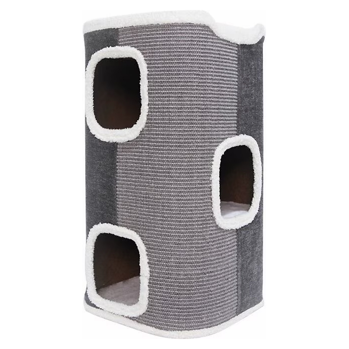 ZEZE Stockholm Multiple Steps Bucket Cat Condo