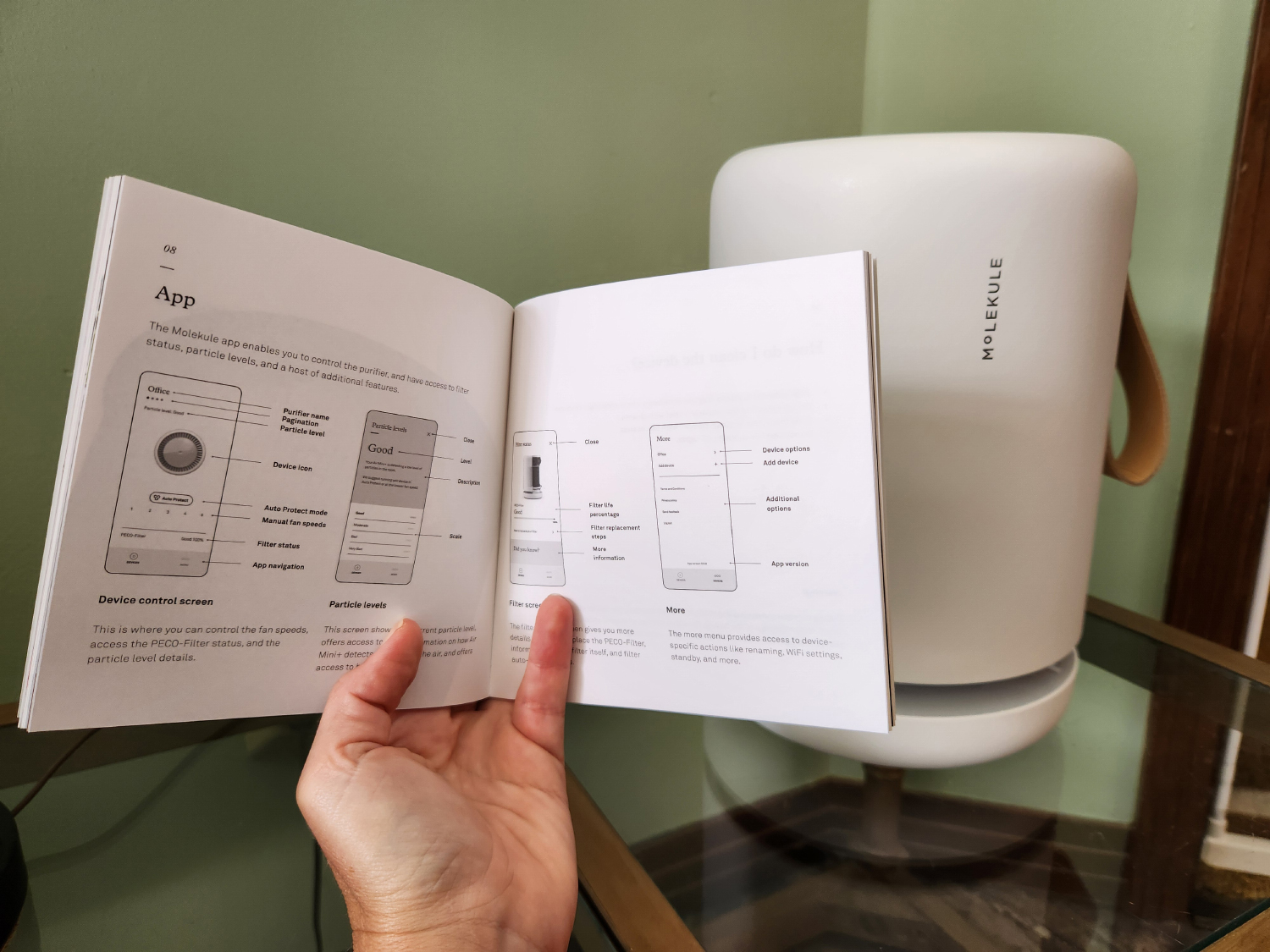 Molekule Air Mini+ Purifier - merchandise  manual