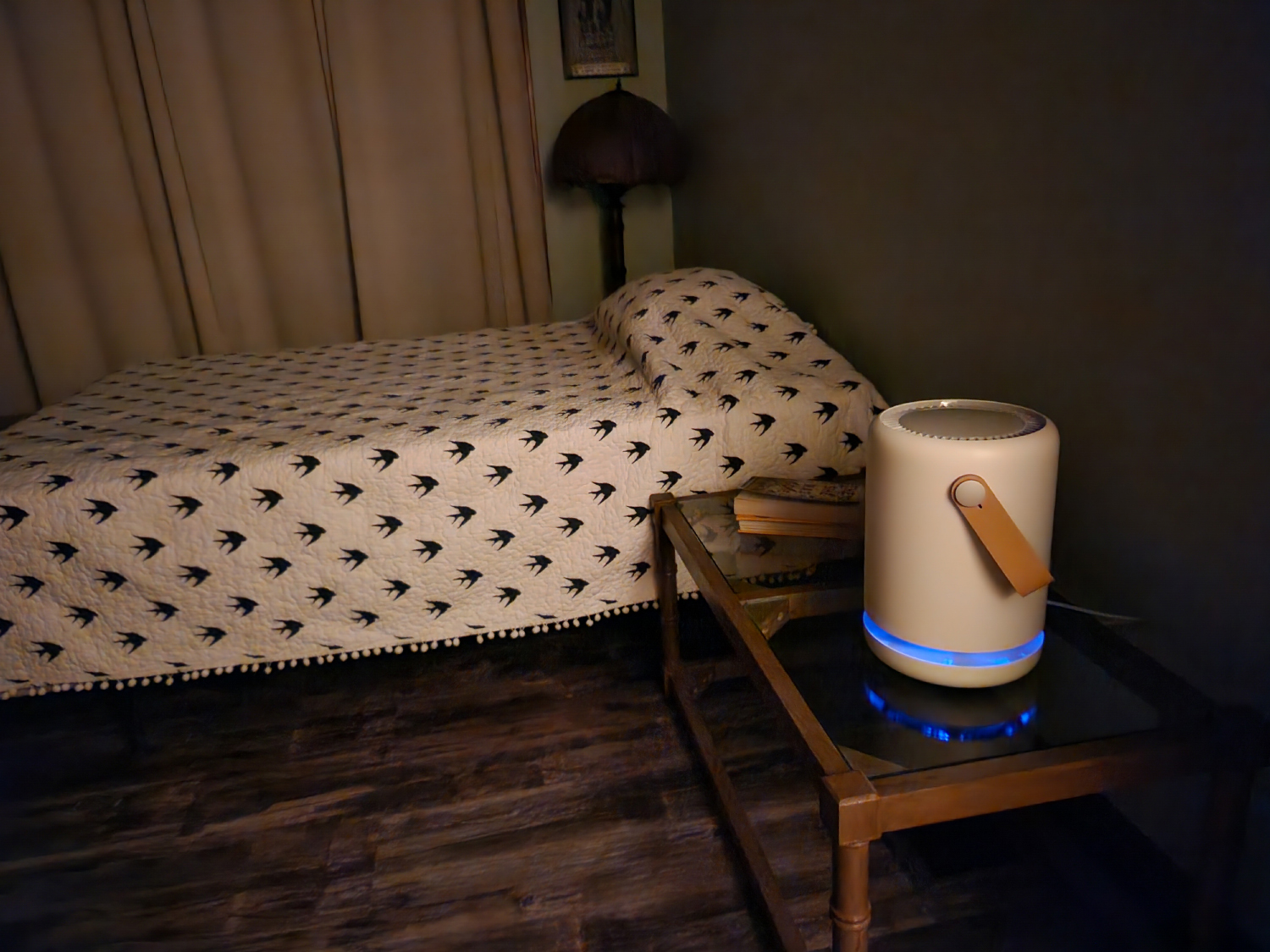 Molekule Air Mini+ Purifier - merchandise  connected  the nighttime  table