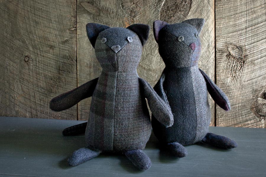 Wool Patchwork Cat by Purl Soho