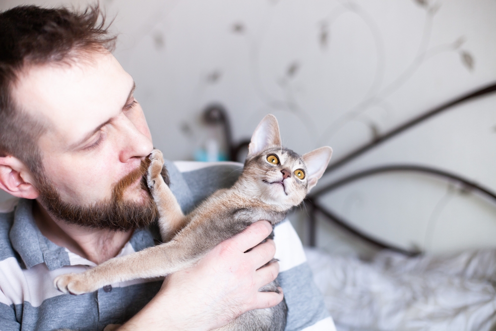 Why Does My Cat Put His Paw on My Mouth? 6 Possible Reasons (Vet