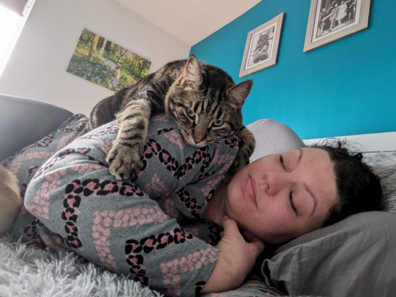 Cyril seems to mostly enjoy my company.