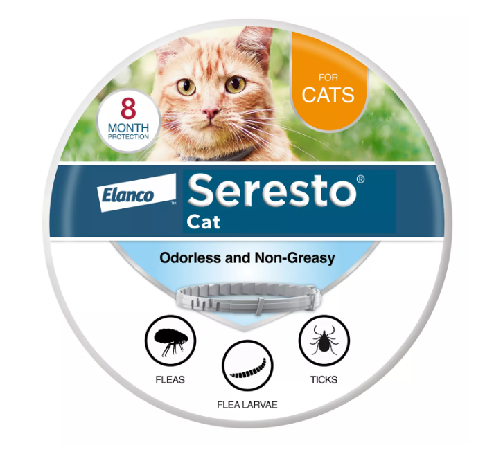 Seresto 8-Month Flea & Tick Collar for Cats
