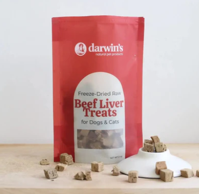 Darwin's Pet Food Freeze-Dried Raw Beef Liver Treats