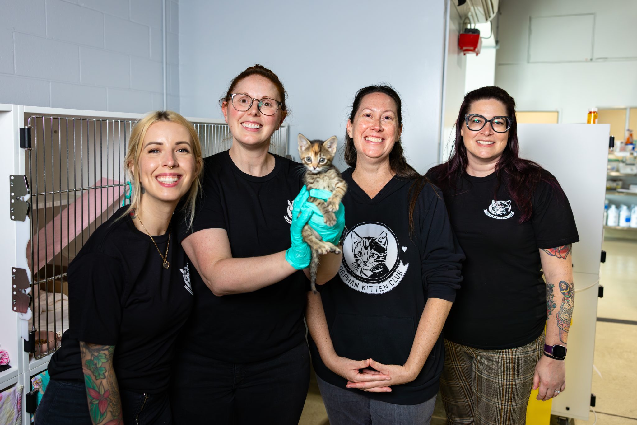 Orphan Kitten Club Photo by Andrew Marttila_ Team OKC at the 2026 Learning Lab in San Diego